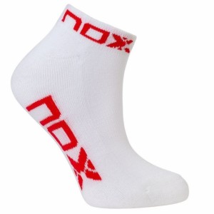  Nox Technical Socks Woman Blanco Rojo