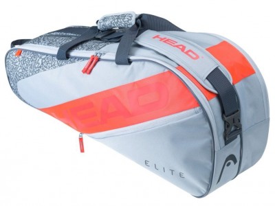 Теннисная сумка для большого тенниса Head Elite 6R Grey Orange купить