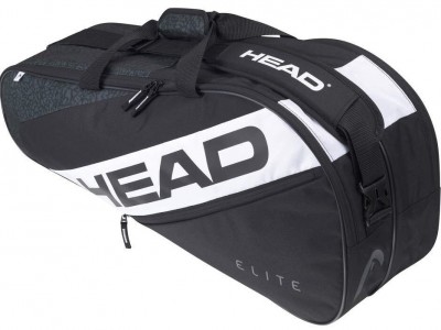 Теннисная сумка для большого тенниса Head Elite 6R Black White купить
