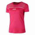 Теннисная одежда для большого тенниса Diadora Core T-Shirt Beetroot Pink