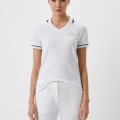      Emporio Armani Jersey Polo Shirt White