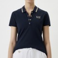      Emporio Armani Jersey Polo Shirt Navy Blue