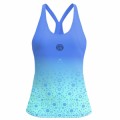 Теннисная одежда для большого тенниса Bidi Badu Colortwist Tank Aqua Blue