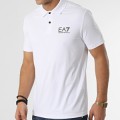 Теннисная одежда для большого тенниса Emporio Armani Pro Technical Polo White