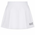 Теннисная одежда для большого тенниса Emporio Armani Jersey Miniskirt White