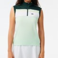 Теннисная одежда для большого тенниса Lacoste Tennis Polo Green White