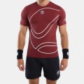      Hydrogen 3D Tennis Ball Tech T-Shirt Bordeaux