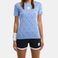     Hydrogen Tennis Balls All Over Tech T-Shirt Light Blue Melange