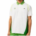      Lacoste Sport Roland Garros Edition Ultra-Dry Polo White Green